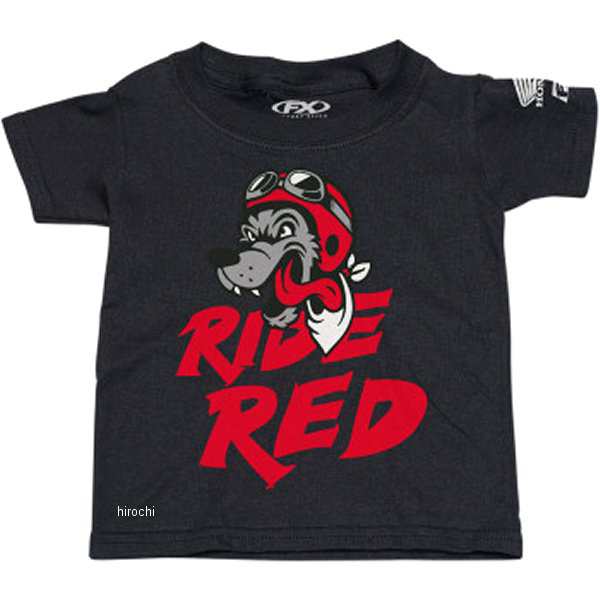 ファクトリーFX FACTORY EFFEX Tシャツ ホンダライドレッドウルフ 黒 幼児用 2Tサイズ 3032-3227 WO店の通販は