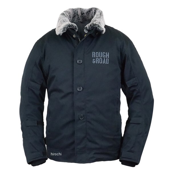 ラフ&ロード 秋冬モデル N-1RボアウインタージャケットFP 黒 Mサイズ RR7691BK2 WO店