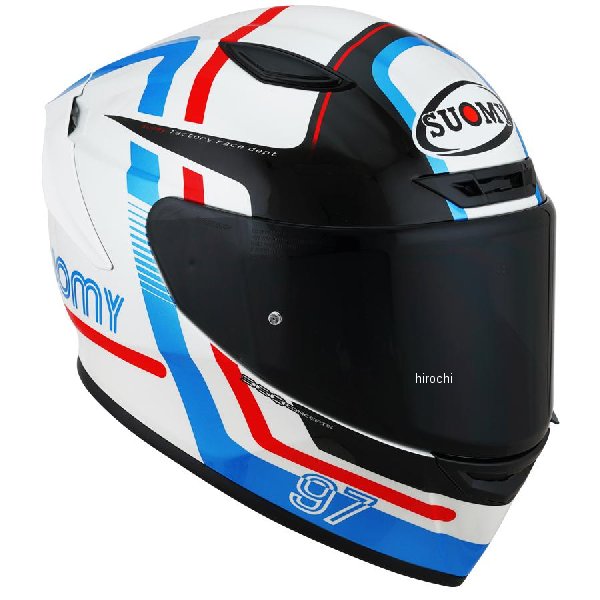 スオーミー SUOMY TRACK-1 NINETY SEVEN ホワイト/レッド Lサイズ SST1000103 WO店