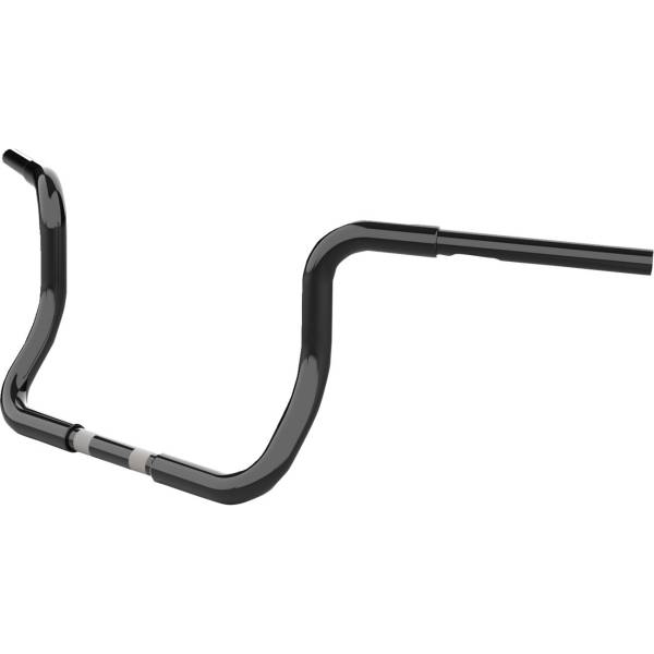 LAチョッパーズ LA Choppers ハンドルバー ツインラウンド 10インチ 99年-23年 FLHT、FLHX 黒 0601-6229 WO店_1