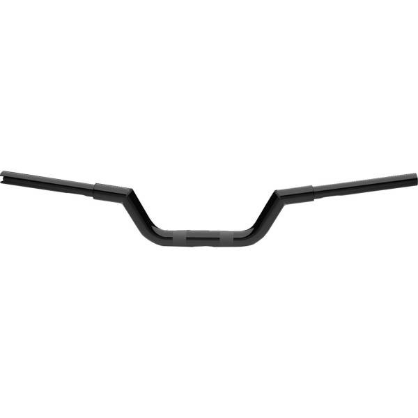 LAチョッパーズ LA Choppers ハンドルバー Valley 1.5インチ 高さ10インチ 黒 0601-6274 WO店