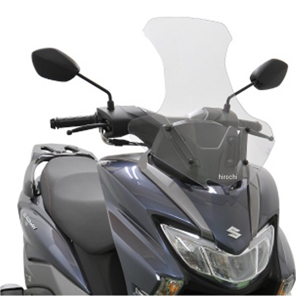 旭風防 ミドルスクリーン バーグマンストリート125EX クリア BU-13 WO店