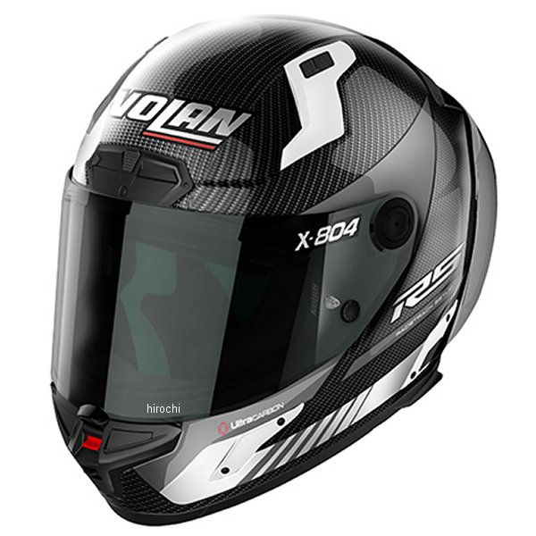 ノーラン NOLAN フルフェイスヘルメット X-804RS ULTRA CARBON STONER HOTLAP WHITE/12 XLサイズ 45531 WO店