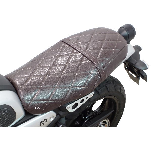 SP武川 クッションシートカバー XSR125、XSR155 ダイヤモンドステッチ/ブラウン 09-11-0359 WO店