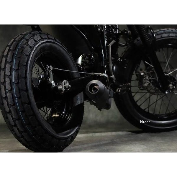 GOODS グッズ FTダウンマフラー TW200、TW225 ブラック G4-00174