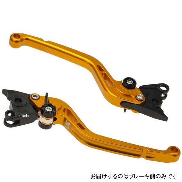 ユーカナヤ U-KANAYA ビレットブレーキレバー スタンダードタイプ ロング 16年以降 CRF1000L DCT ゴールド HO096-F18-0102 WO店の通販は