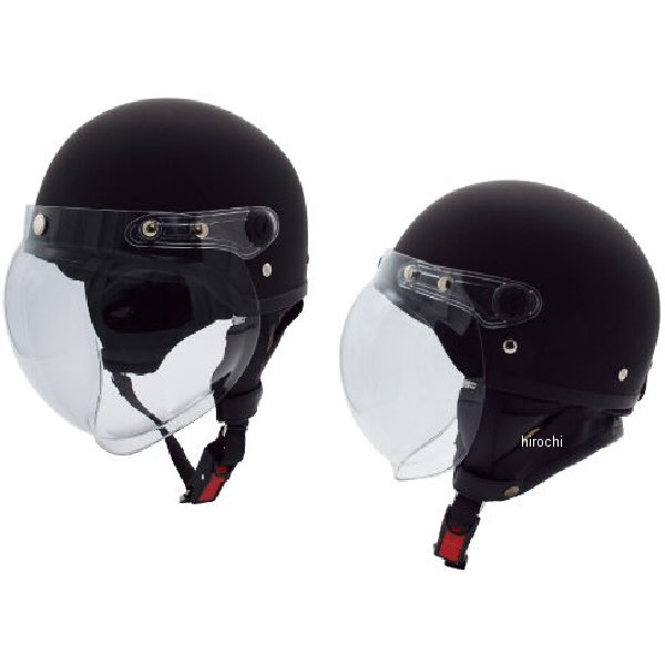 TNK工業 AQ-51 ハーフヘルメット マットブラック フリーサイズ 4984679513664 WO店