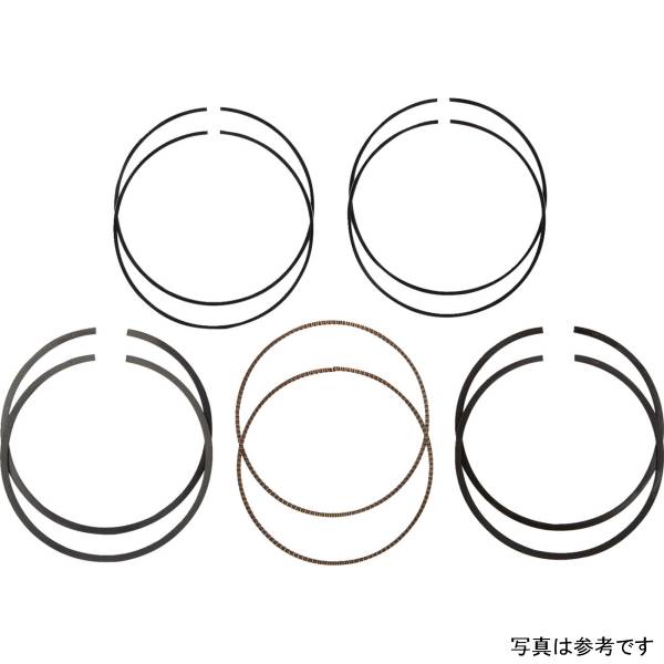 ヘイスティングス HASTINGS ピストンリングセット M8 107インチ 3.937 +010 20年 ハーレー FLTRK 0912-0961 WO店