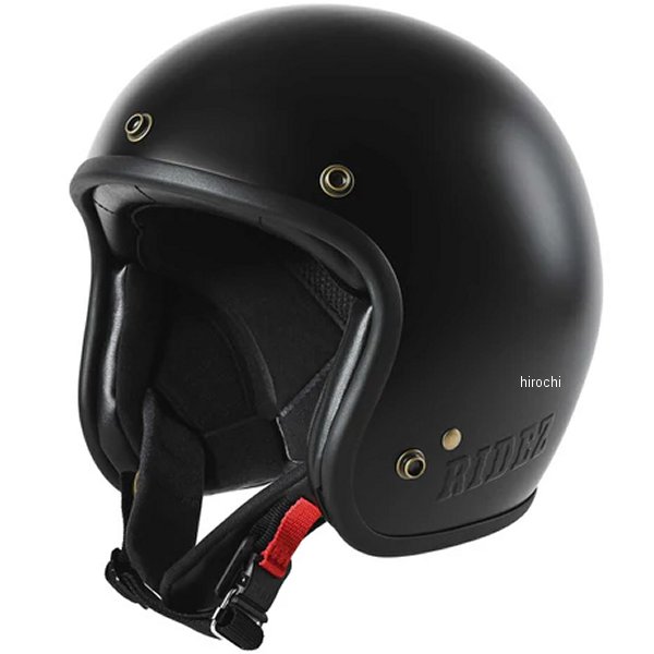 ライズ RIDEZ ジェットヘルメット TQ 黒 Lサイズ(59-60cm未満