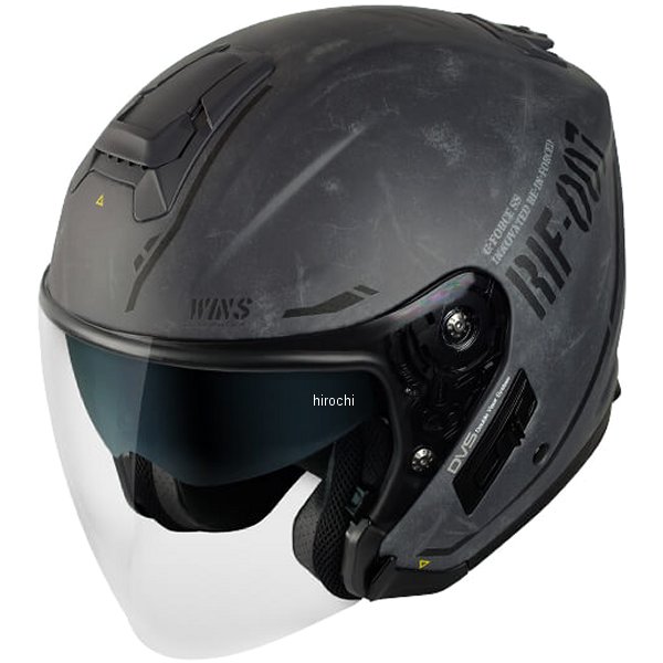 ウインズ WINS ジェットヘルメット G-FORCE SS JET STEALTH type C ストーングレー Sサイズ 4560385771545 WO店