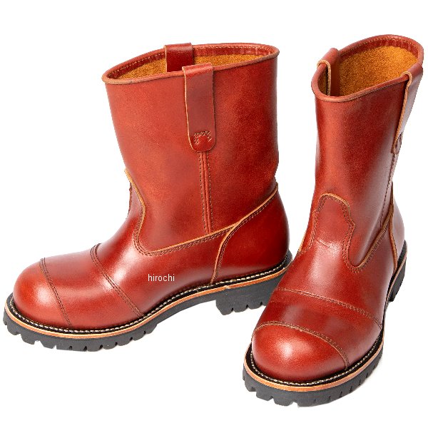 デグナー DEGNER レザープルオンブーツ ブラウン 25.0cm HS-B16 WO店