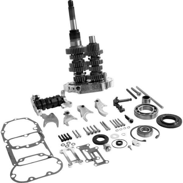 ベーカー Baker Drivetrain オーバードライブ6速ギアセット98年-00年 ハーレー FLHR ポリッシュ 1103-0061 WO店の通販は