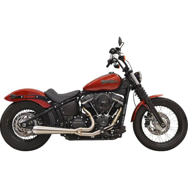バッサニ Bassani エキゾーストマフラー20年-23年 ハーレー FXLRS シルバー 1800-2676 WO店