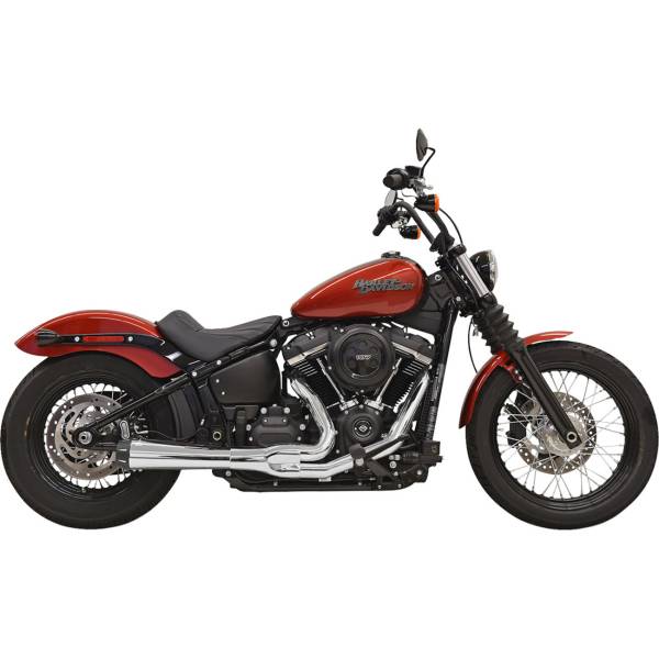 バッサニ Bassani エキゾーストマフラー20年-23年 ハーレー FXLRS シルバー 1800-2677 WO店