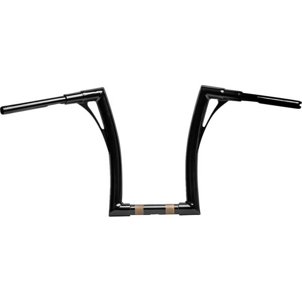 KODLIN USA Super Fat Flowbar ハンドルバー 17インチ 18年-20年 ハーレー FXBRS 黒 0601-6309 WO店