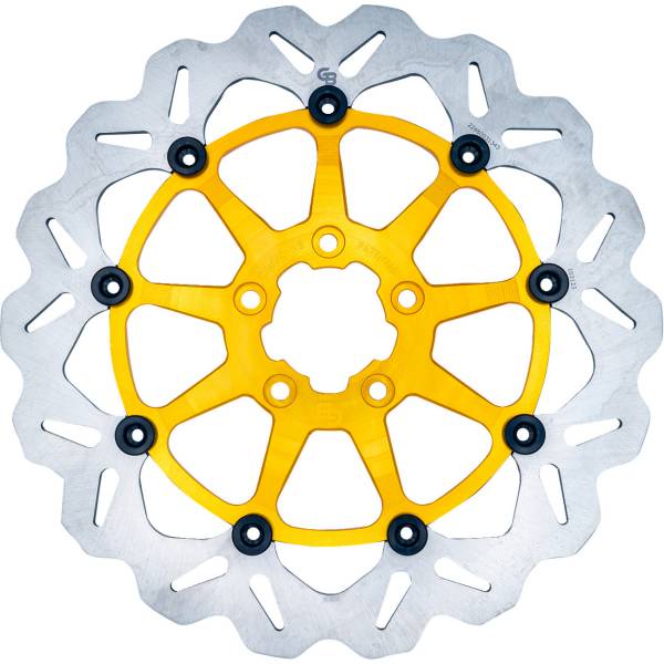 ガルファー GALFER Wave ブレーキローター フロント ゴールド