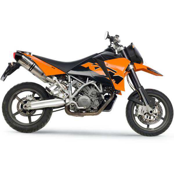 LEOVINCE LV One EVO スリップオンマフラー 08年-10年 KTM 990 Supermoto シルバー 1811-3089 WO店