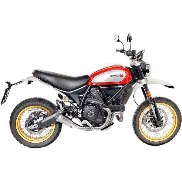 LEOVINCE LV-10 スリップオンマフラー 17年-22年 ドゥカティ Scrambler Desert Sled シルバー 1811-3448 WO店