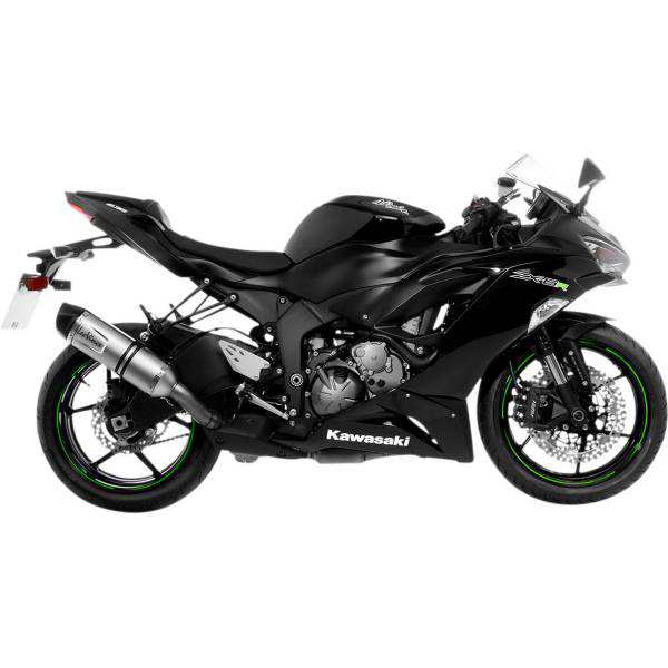 LEOVINCE LV One EVO スリップオンマフラー 19年-23年 Ninja ZX-6R シルバー 1811-3866 WO店