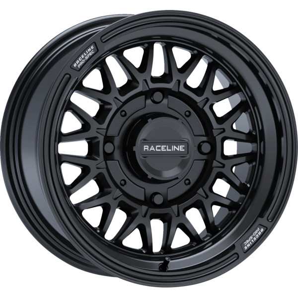 Raceline Wheels Omega ホイール 15x10 - 4/156 - 5+2 黒 0230-1428 WO店