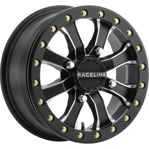 Raceline Wheels Black Mamba Beadlock ホイール 15x6 - 4/137 - 5+1 黒 0230-1445 WO店