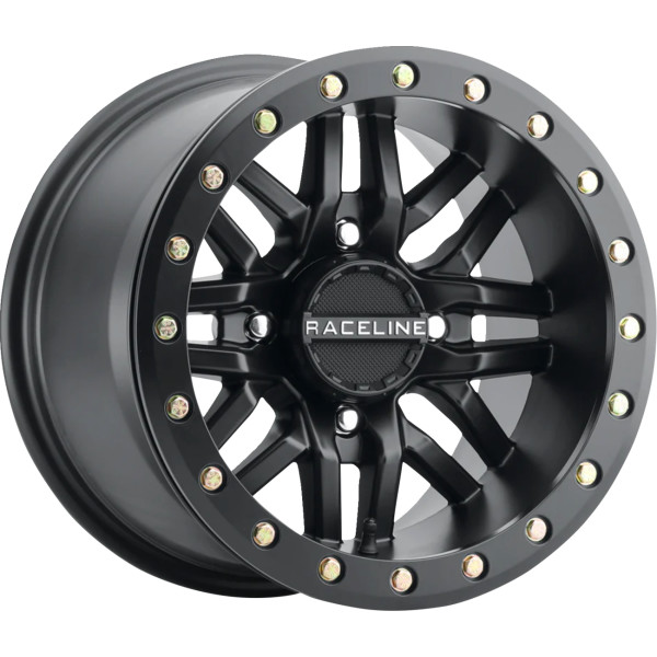 Raceline Wheels Ryno Beadlock ホイール 15x10 - 4/156 - 5+5 黒 0230-1463 WO店
