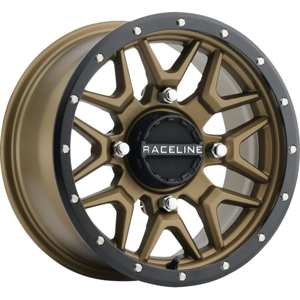 たぐ Raceline Wheels Krank Simulated Beadlock ホイール 14x7 - 4