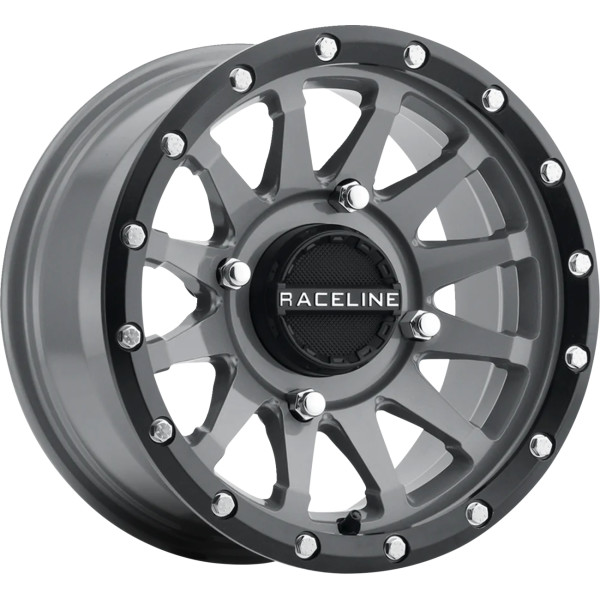 Raceline Wheels Trophy Simulated Beadlock ホイール 14x7 - 4/137 - 5+2 (+10 mm) グレー 0230-1520 WO店