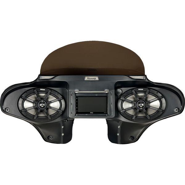 ホッピーインダストリーズ Hoppe Industries フェアリング 6ｘ9 90年-06年 ハーレー FLSTF 黒 2330-0296 WO店