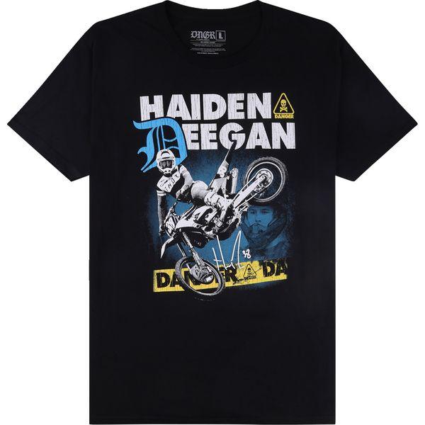 ディーガンアパレル Deegan Apparel Caution Tシャツ L 黒 3030-24104 WO店