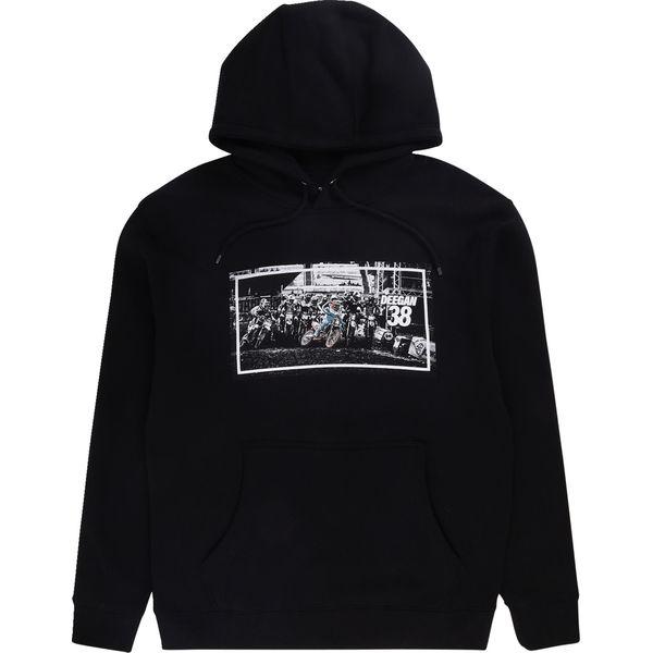 ディーガンアパレル Deegan Apparel Holeshot フーディ— L 黒 3050-6801 WO店