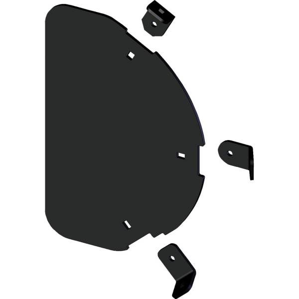 Kfi Products Plowサイドシールド 黒 4501-1148 WO店