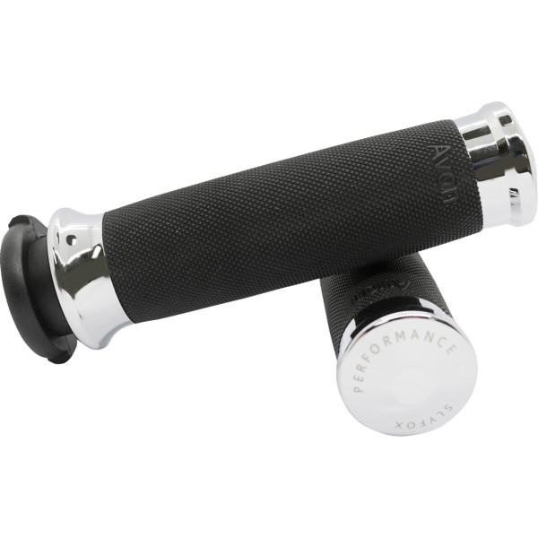 SLYFOX グリップ 1インチ 18年-19年 ハーレー XLXS クローム 0630-3083