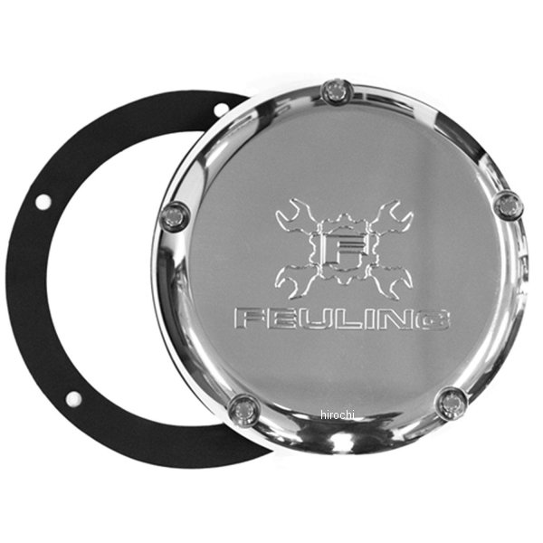 FEULING フューリング ギアクロスロゴ ダービーカバーラージ5穴