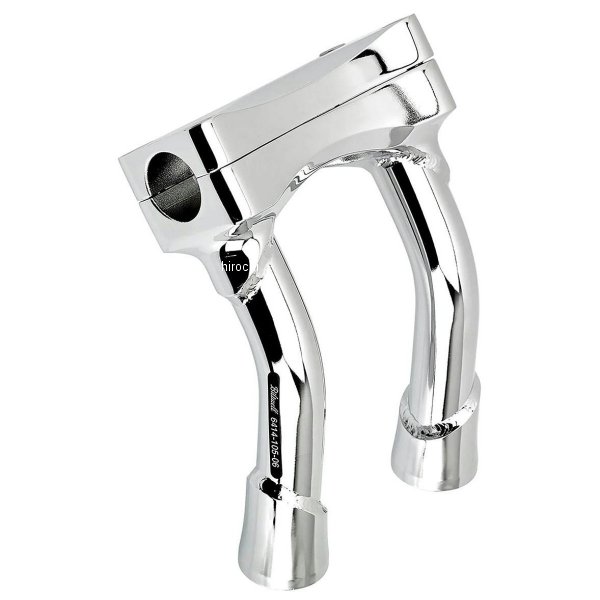 Biltwell ビルトウェル 6in マードックプルバックライザー O/S クローム 6414-105-06 WO店の通販は
