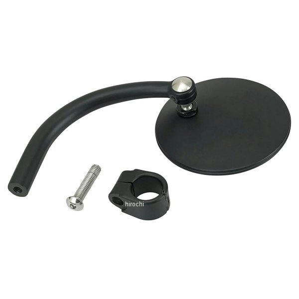 Biltwell ビルトウェル 7/8in ユーティリティラウンドワイドミラー ブラック 6503-578-131 WO店