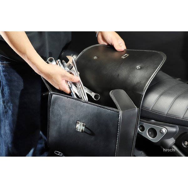 GOODS グッズ W/P スリムサイドバッグキット XSR155、XSR125 ブラウン ZM-0006 WO店_3