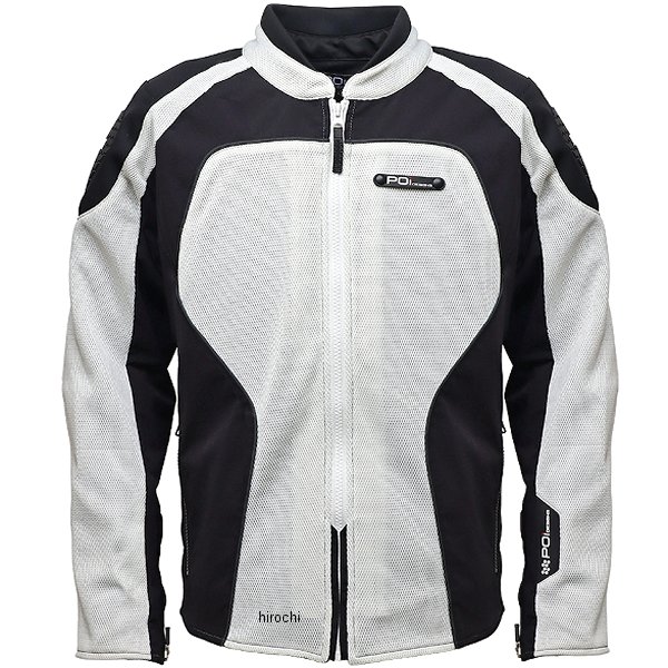 PMJ-02 ピーオーアイデザイン POi DESIGNS スポルトプロテクティブメッシュジャケット プラチナホワイト Lサイズ PMJ-02-PWH/L WO店の通販は