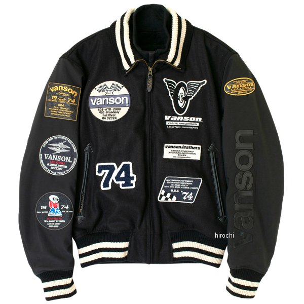 バンソン VANSON 2024年秋冬モデル アワードジャケット 黒/黒 3XLサイズ 4580709902202 WO店 29,548円