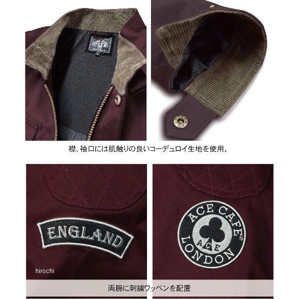 スポーツジャケット AS2401CJ エースカフェロンドン ACE CAFE LONDON 2024年秋冬モデル