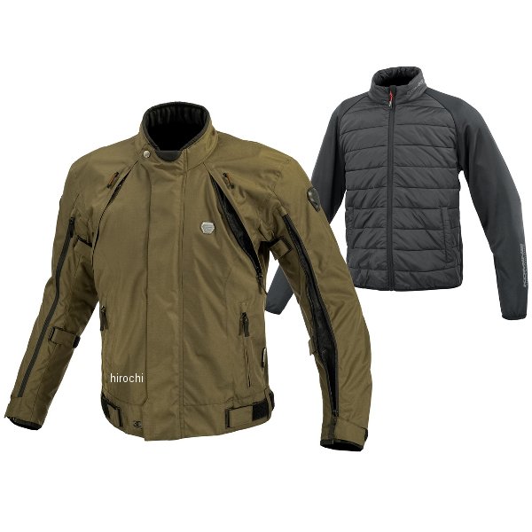 コミネ KOMINE バイク用 ジャケット Jacket JK-603 プロテクトウィンタージャケット オリーブ XLサイズ 07-603/OLIVE/XL コミネ ウィンタージャケット 2XL ブラック/レッド コミネ公式】JK-603 プロテクトショートウインタージャケット