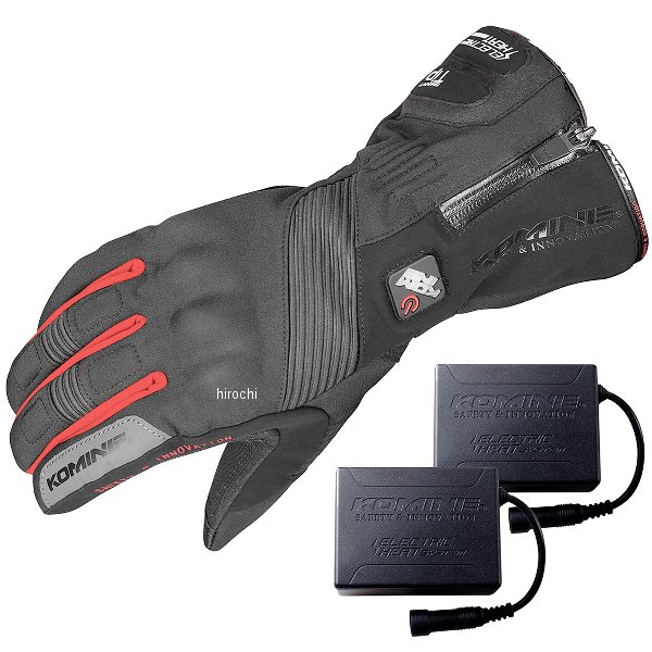 コミネ KOMINE 秋冬モデル エレクトリックヒートグローブ カシウス