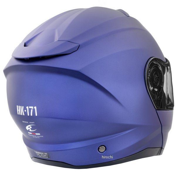 HK-171+i コミネ KOMINE フルフェイスヘルメット&amp;モーターサイクルインターカム マットメタルブルー Lサイズ HK-171 + i WO店_2