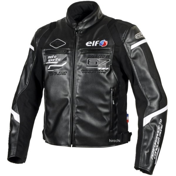 エルフ elf 2024年秋冬モデル エヴォルツィオーネPUレザージャケット 黒 Lサイズ EJ-W120 WO店