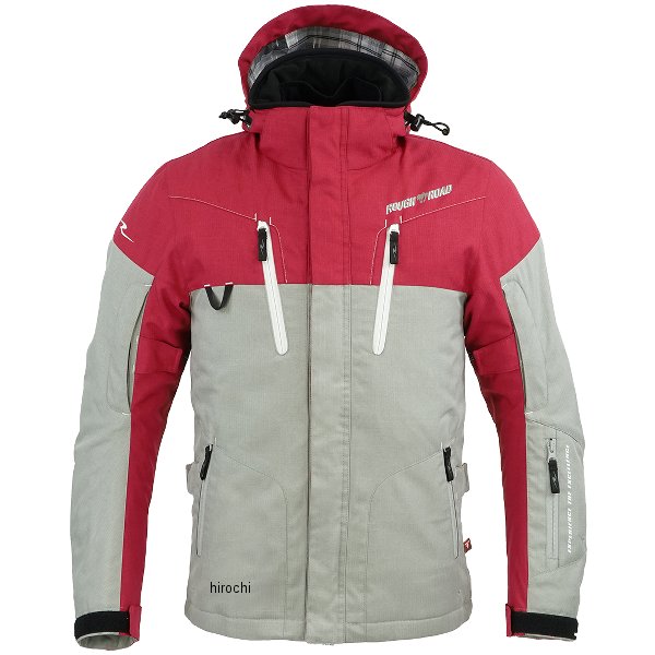 ラフ&ロード 秋冬モデル WSプリマロフトウォームパーカー 赤/グレー LLサイズ RR7698RD-GY4 WO店 27,027円