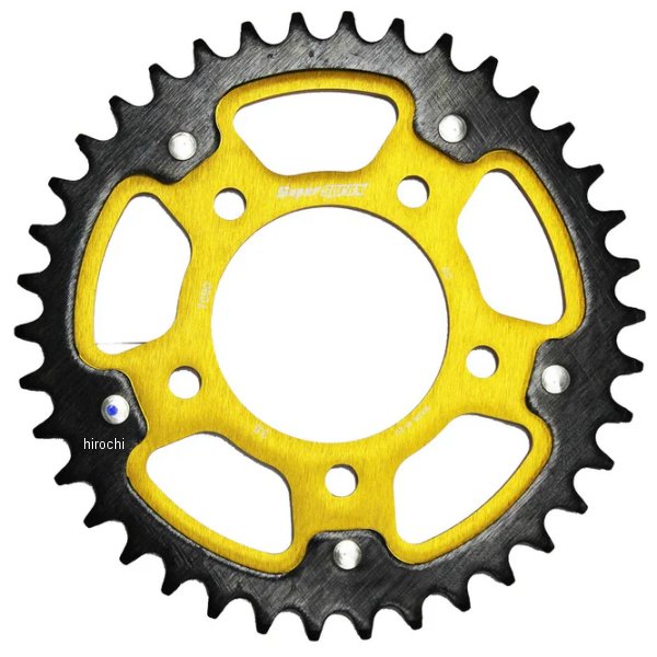 スーパースプロックス SUPERSPROX リアスプロケット ステルス 530-38T ゴールド RST-7090:38-GLD WO店 10,244円