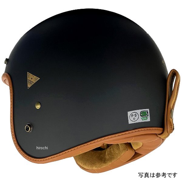 コミネ KOMINE ヘリテージレザージェットヘルメット オフホワイト M