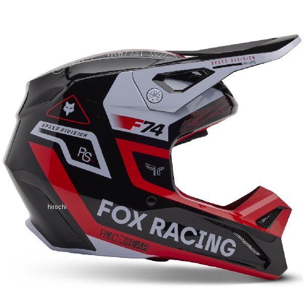フォックス FOX V1ヘルメット レーススペック フローレッド Mサイズ G5279 WO店の通販は