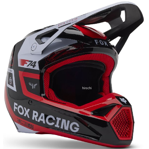 フォックス FOX V1ヘルメット レーススペック フローレッド M フォックス FOX V1ヘルメット レーススペック フローレッド M