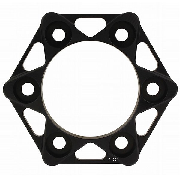 ポッシュ POSH リアスプロケットスペーサー Z900RS、Z900RS CAFE 黒 132200-06 WO店